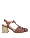 Chiarini Bologna Woman Sandals Chocolate Brown Size 7 Leather