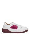 Chiarini Bologna Woman Sneakers Mauve Size 10 Soft Leather In Purple