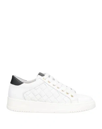 Chiarini Bologna Woman Sneakers White Size 9 Leather