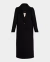 Chiarulli Erica Mongolian Cashmere And Wool Coat In Multi