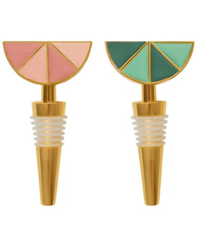 Chic & Tonic Tooti Frooti Wine Stopper Set In Multi