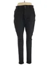 Chic Denim Casual Pants In Black