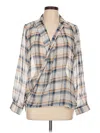 Chic Happens Long Sleeve Blouse In Multi