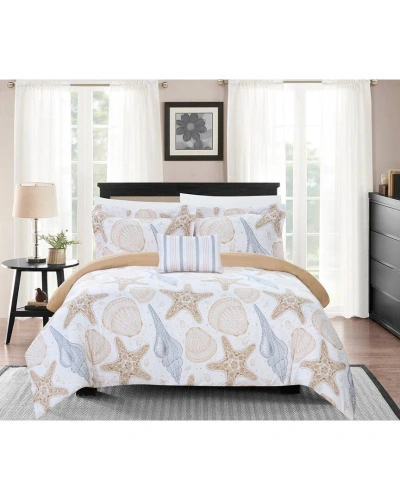 Chic Home Flavien Reversible Duvet Cover Set In Multi