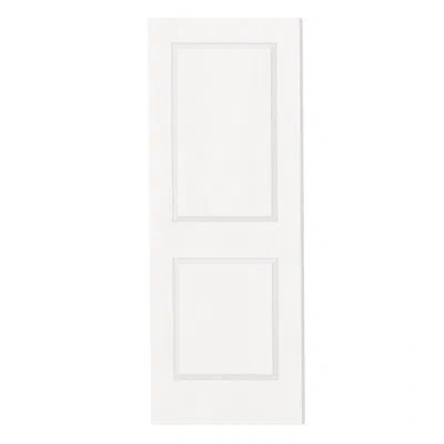 Chic Mode Interior Pocket Doors - 2-lite Standard Door Slab Prefinished Solid Core Doors With Pocket Door Hard In White