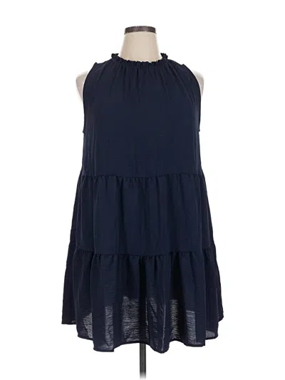 Pre-owned Chic Soul (chicsoul.com) Casual Dress In Blue