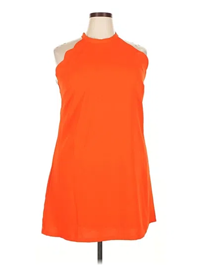 Pre-owned Chic Soul (chicsoul.com) Casual Dress In Orange