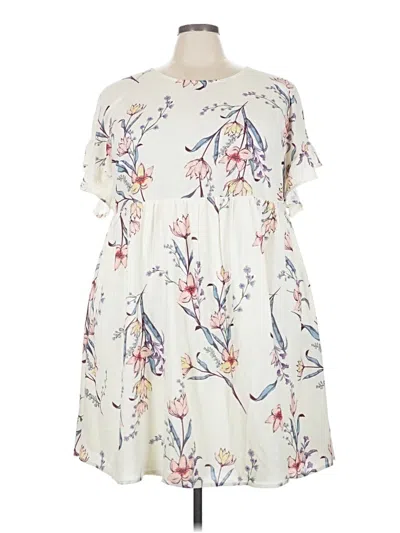 Pre-owned Chic Soul (chicsoul.com) Casual Dress In White