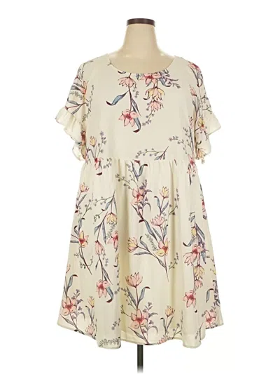 Pre-owned Chic Soul (chicsoul.com) Casual Dress In White