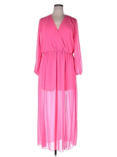 Pre-owned Chic Soul (chicsoul.com) Jumpsuit In Pink