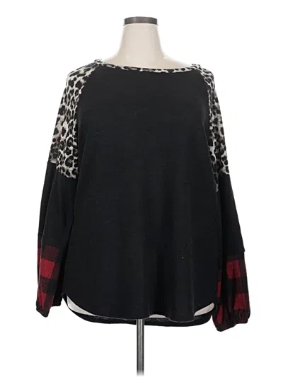 Pre-owned Chic Soul (chicsoul.com) Pullover Sweater In Black