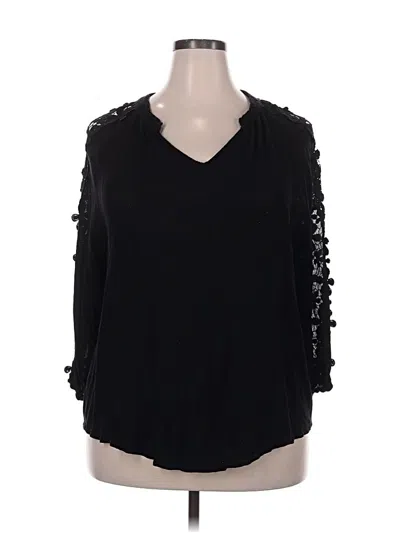 Pre-owned Chic Soul (chicsoul.com) Sleeveless Blouse In Black