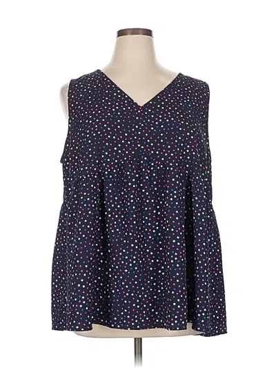 Pre-owned Chic Soul (chicsoul.com) Sleeveless Blouse In Purple