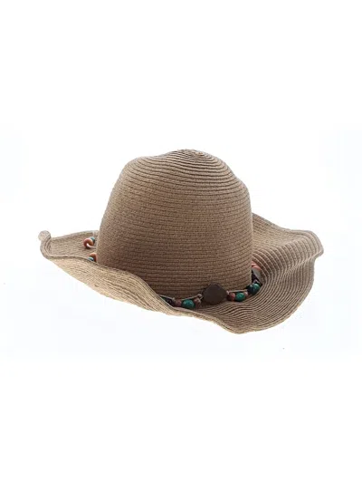 Pre-owned Chic Sun Hat In Brown