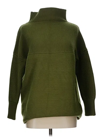 Pre-owned Chic Wish Turtleneck Sweater In Green