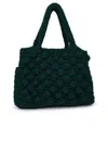 CHICA CHICA GISELLE SHOPPING BAG IN GREEN FABRIC