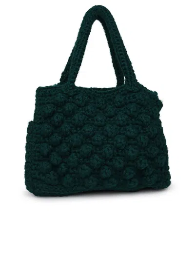 Chica Giselle Shopping Bag In Green Fabric