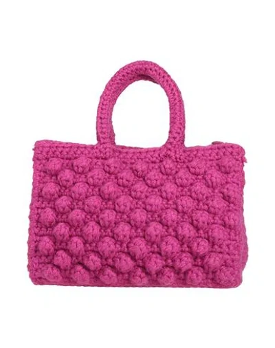 Chica Woman Handbag Fuchsia Size - Textile Fibers In Pink