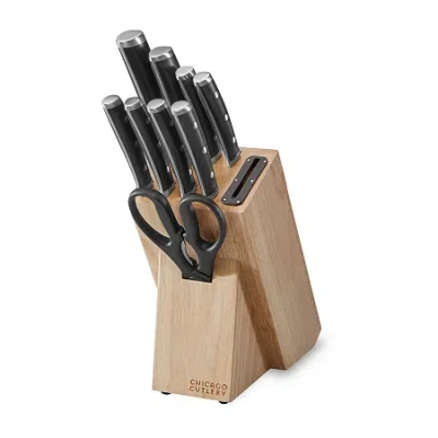 Chicago Cutlery Damen 10-pc. Knife Block Set In Silver