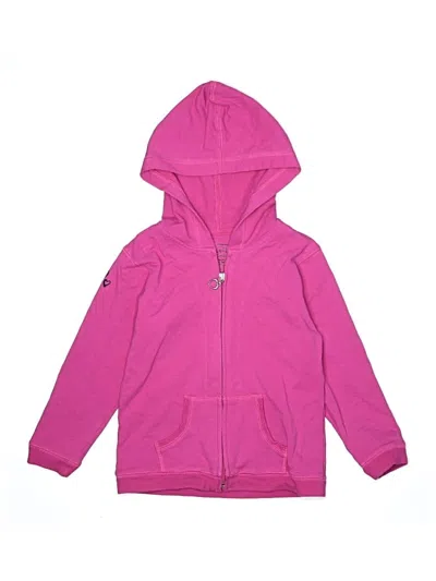 Pre-owned Chicettes By Chico's Kids' Zip Up Hoodie In Pink