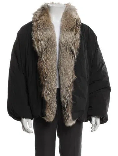 Pre-owned Chicjoc Poncho In Black