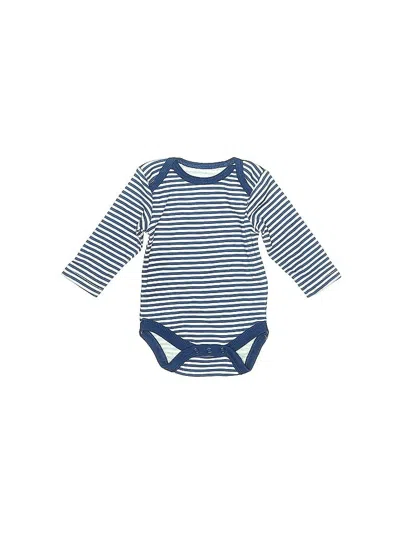 Pre-owned Chick Pea Babies' Long Sleeve Onesie In Blue