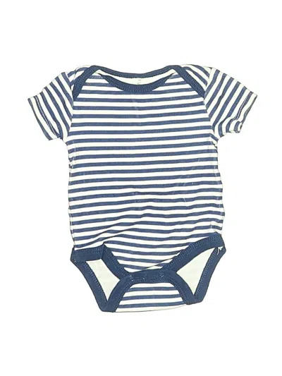 Pre-owned Chick Pea Babies' Short Sleeve Onesie In Blue