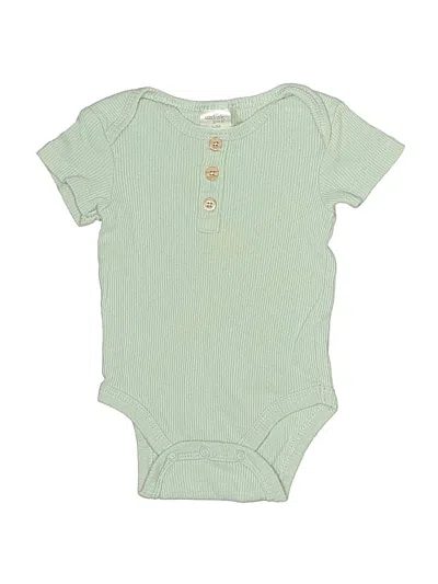 Pre-owned Chick Pea Babies' Short Sleeve Onesie In Green