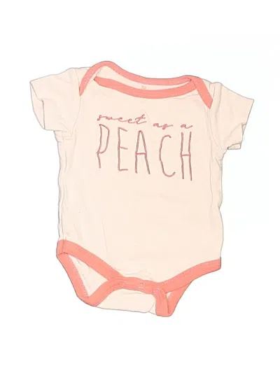 Pre-owned Chick Pea Babies' Short Sleeve Onesie In Pink