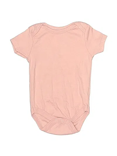Pre-owned Chick Pea Babies' Short Sleeve Onesie In Pink