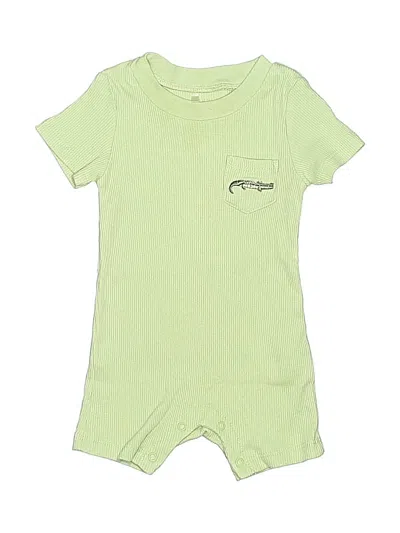 Pre-owned Chick Pea Babies' Short Sleeve Outfit In Green