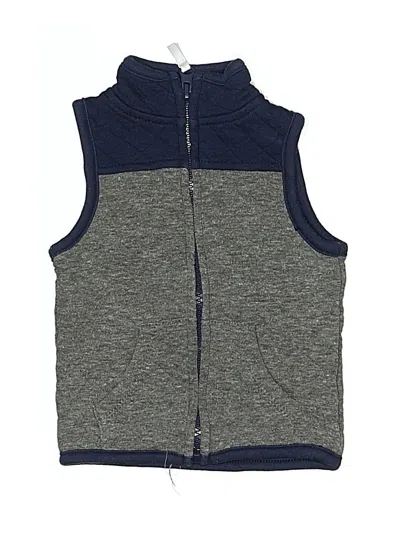Pre-owned Chick Pea Babies' Sweater Vest In Gray