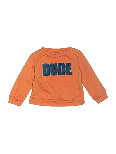 Pre-owned Chick Pea Babies' Sweatshirt In Orange