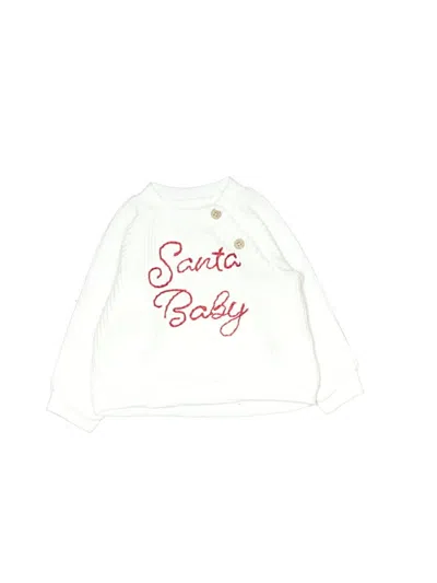 Pre-owned Chick Pea Babies' Sweatshirt In White