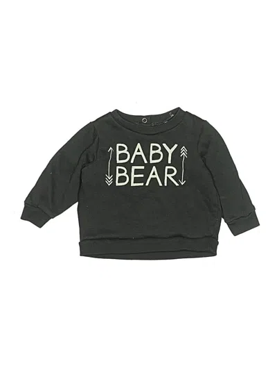 Pre-owned Chick Pea Babies' Zip Up Hoodie In Gray