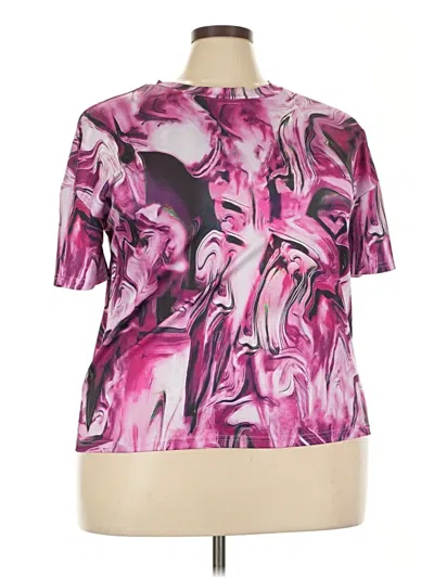 Pre-owned Chicme Active T-shirt In Pink