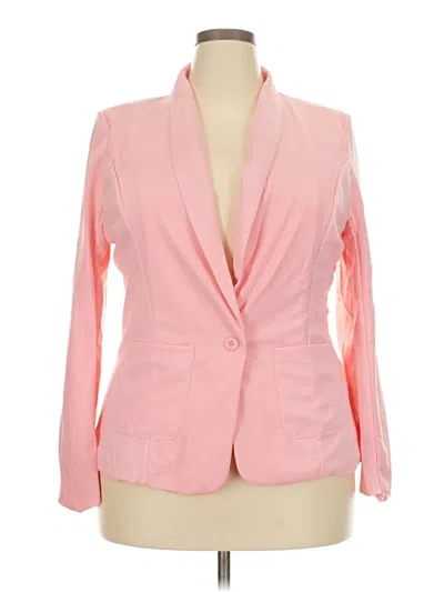 Pre-owned Chicme Blazer Jacket In Pink