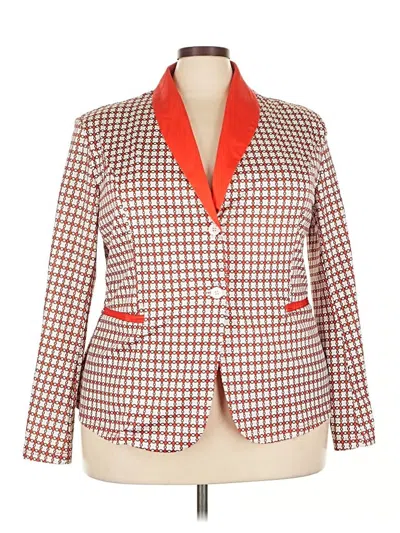 Pre-owned Chicme Blazer Jacket In Red