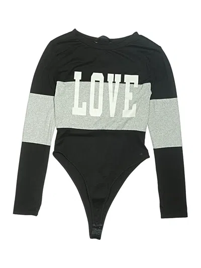 Pre-owned Chicme Bodysuit In Gray