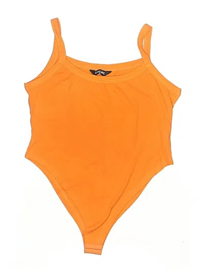 Pre-owned Chicme Bodysuit In Orange