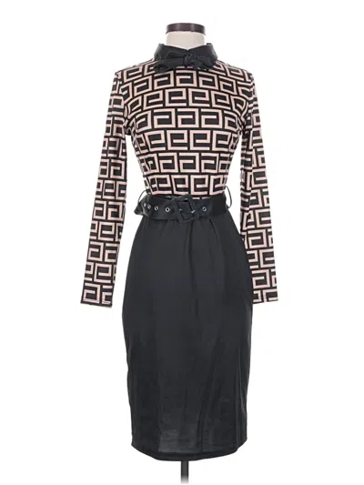 Pre-owned Chicme Casual Dress In Black