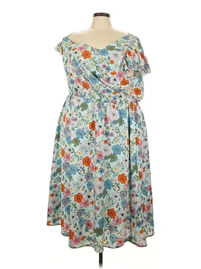 Pre-owned Chicme Casual Dress In Blue