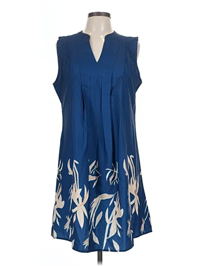 Pre-owned Chicme Casual Dress In Blue
