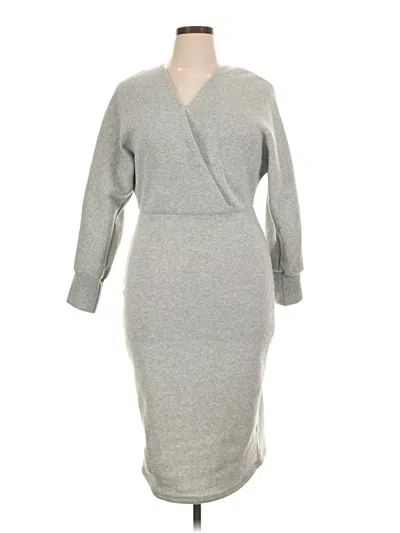 Pre-owned Chicme Casual Dress In Gray