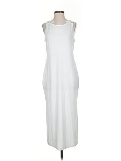 Pre-owned Chicme Casual Dress In White