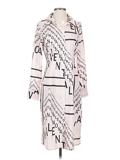 Pre-owned Chicme Casual Dress In White