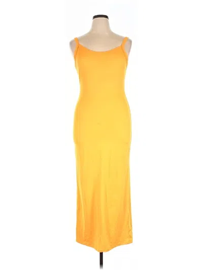 Pre-owned Chicme Casual Dress In Yellow