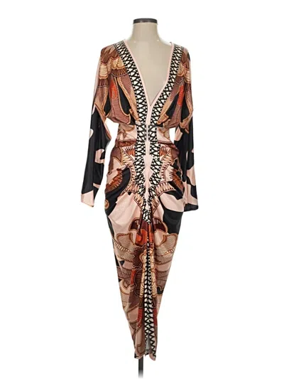 Pre-owned Chicme Cocktail Dress In Brown