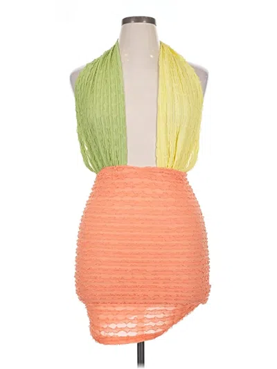 Pre-owned Chicme Cocktail Dress In Orange
