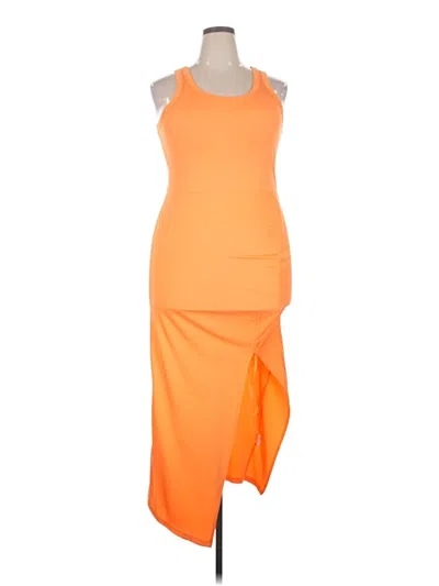 Pre-owned Chicme Cocktail Dress In Orange